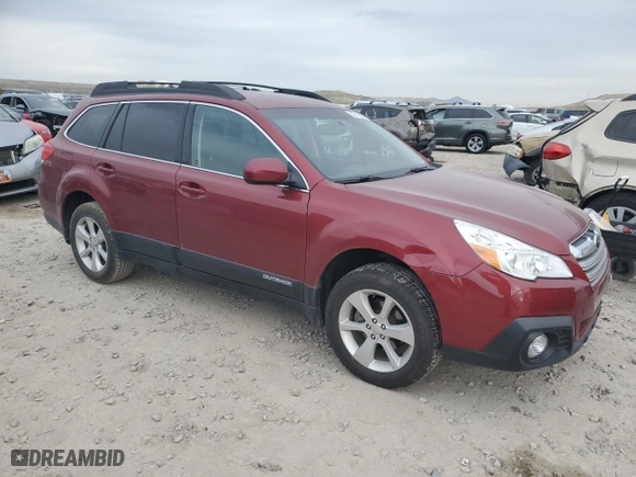 2013 Subaru Outback 2.5i Premium with VIN 4S4BRCCC1D3210046, listed as a Copart auction lot 53115585 with 124,521 mi miles and Salvage Title. Bid and sale history available at carsss.com. Image 4.