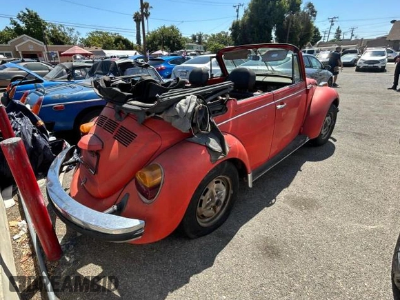 1979 Volkswagen Beetle with VIN 1592001207, listed as a Copart auction lot 69854614 with 1,699 mi miles and Clean Title. Bid and sale history available at DreamBid. Image 4.