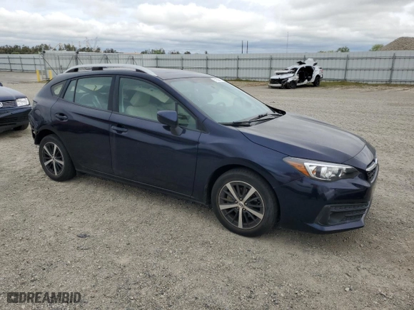 2020 Subaru Impreza Premium with VIN 4S3GTAD62L3705766, listed as a Copart auction lot 51859645 with 26,473 mi miles and Salvage Title. Bid and sale history available at carsss.com. Image 4.