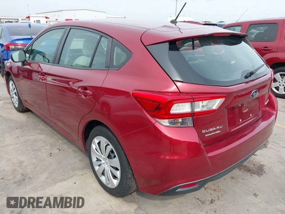 2019 Subaru Impreza with VIN 4S3GTAB64K3715751, listed as a IAAI auction lot 42395464 with 83,612 mi miles and . Bid and sale history available at DreamBid. Image 3.