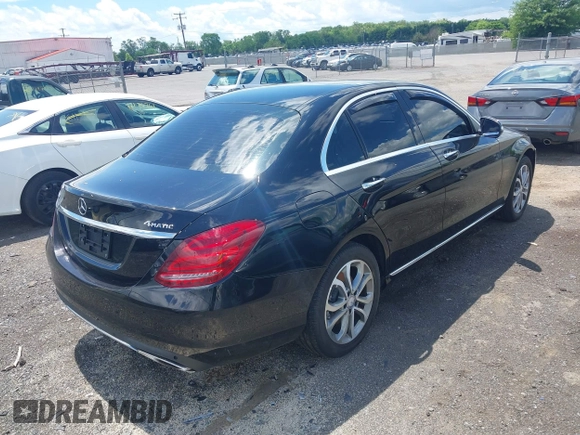 2015 Mercedes-Benz C 300 Luxury with VIN 55SWF4KB9FU024918, listed as a IAAI auction lot 42210608 with 74,445 mi miles and . Bid and sale history available at carsss.com. Image 4.