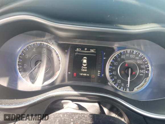 2015 Chrysler 200 Limited with VIN 1C3CCCAB9FN747683, listed as a Copart auction lot 54752485 with 187,495 mi miles and Salvage Title. Bid and sale history available at carsss.com. Image 9.