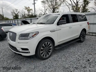 2021 Lincoln Navigator Reserve with VIN 5LMJJ2LT2MEL07612, listed as a Copart auction lot 47704355 with 0 mi miles and Non Repairable. Bid and sale history available at carsss.com. Image 1.