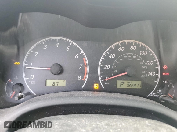 2011 Toyota Corolla L with VIN 2T1BU4EE4BC678364, listed as a Copart auction lot 52410415 with 182,911 mi miles and Salvage Title. Bid and sale history available at carsss.com. Image 9.