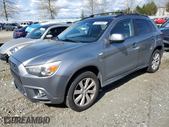 2012 Mitsubishi Outlander SE with VIN JA4AR4AU8CZ005573, listed as a Copart auction lot 51875805 with 124,038 mi miles and Clean title. Bid and sale history available at DreamBid. Image 1.