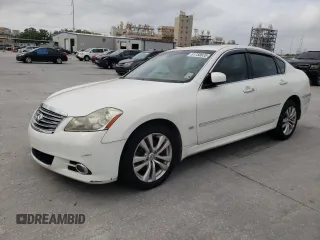 2010 Infiniti M with VIN JN1CY0ARXAM961902, listed as a Copart auction lot 51758635 with 64,846 mi miles and Salvage Title. Bid and sale history available at carsss.com. Image 1.