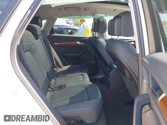 2023 Audi Q5 Premium with VIN WA1ABAFY6P2165402, listed as a IAAI auction lot 41969291 with 33,540 mi miles and . Bid and sale history available at DreamBid. Image 8.