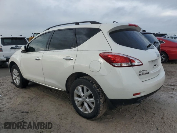2014 Nissan Murano SV with VIN JN8AZ1MU7EW414656, listed as a Copart auction lot 75026614 with 0 mi miles and Salvage Title. Bid and sale history available at carsss.com. Image 2.