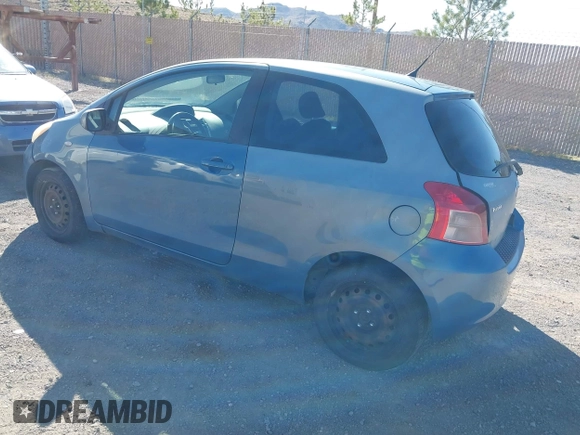 2007 Toyota Yaris with VIN JTDJT923475072209, listed as a IAAI auction lot 42139042 with 335,137 mi miles. Bid and sale history available at carsss.com. Image 3.