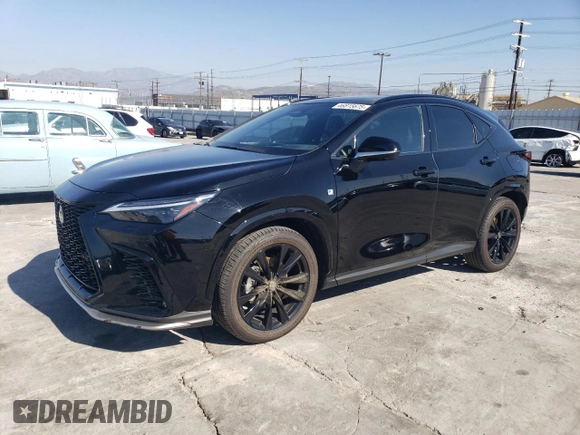 2024 Lexus NX with VIN JTJKKCFZ6R2023033, listed as a Copart auction lot 46815675 with 17,133 mi miles and Salvage Title. Bid and sale history available at carsss.com. Image 1.