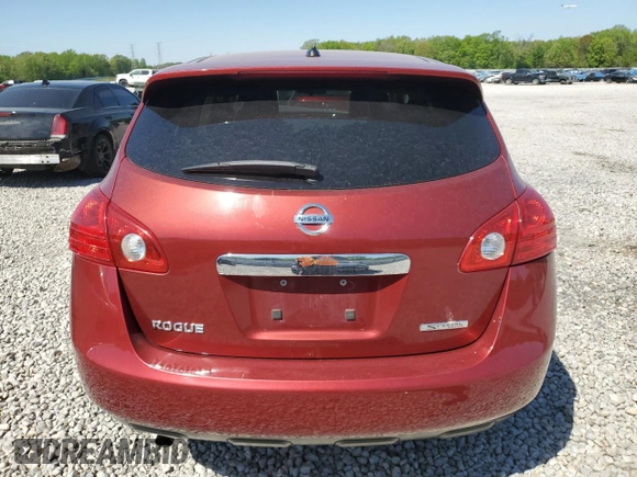 2013 Nissan Rogue S with VIN JN8AS5MT0DW038674, listed as a Copart auction lot 52739025 with 127,782 mi miles and Salvage Title. Bid and sale history available at carsss.com. Image 6.