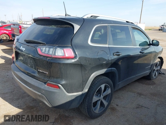 2020 Jeep Cherokee Limited with VIN 1C4PJLDB9LD610338, listed as a IAAI auction lot 42384794 with 120,305 mi miles and . Bid and sale history available at DreamBid. Image 4.