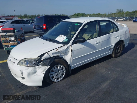 2004 Honda Civic LX z VIN 2HGES16574H551554, wystawiony jako IAAI lot #42274328 z przebiegiem 75 552 mil mil oraz . Historia ofert i sprzedaży dostępna na DreamBid. Obrazek 2.