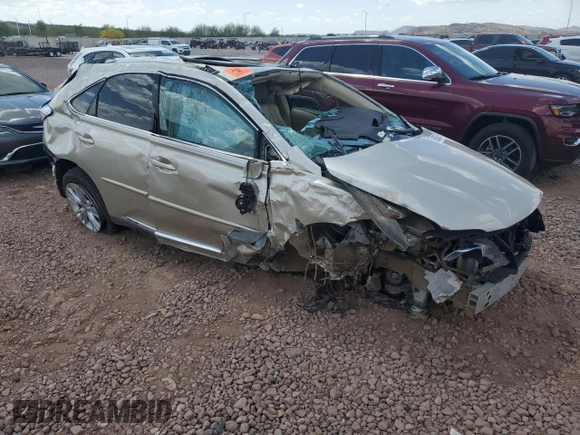 2012 Lexus RX 450h with VIN JTJBC1BA3C2435404, listed as a Copart auction lot 50693325 with 164,221 mi miles and Salvage Title. Bid and sale history available at DreamBid. Image 4.