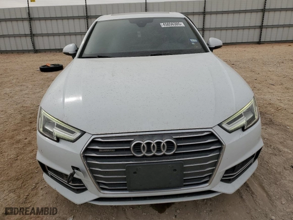 2017 Audi A4 Premium Plus with VIN WAUENAF4XHN000820, listed as a Copart auction lot 45056305 with 108,222 mi miles and Salvage Title. Bid and sale history available at carsss.com. Image 5.