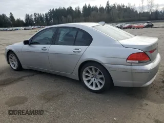 2004 BMW 7 Series 745i with VIN WBAGL63484DP69753, listed as a Copart auction lot 49211195 with 203,767 mi miles and Clean Title. Bid and sale history available at DreamBid. Image 2.