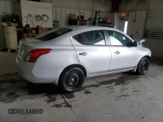 2012 Nissan Versa SV with VIN 3N1CN7AP3CL898221, listed as a Copart auction lot 56211865 with 90,452 mi miles and Salvage title. Bid and sale history available at DreamBid. Image 3.