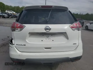 2016 Nissan Rogue S z VIN KNMAT2MV6GP707957, wystawiony jako Copart lot #55949445 z przebiegiem Nie podano mil oraz Szkoda całkowita • Salvage title. Historia ofert i sprzedaży dostępna na DreamBid. Obrazek 6.