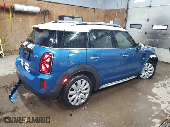 2021 MINI Countryman Oxford Edition with VIN WMZ23BR01M3M77023, listed as a Copart auction lot 78089504 with 28,278 mi miles and Non Repairable. Bid and sale history available at carsss.com. Image 3.