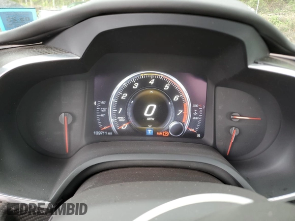2015 Chevrolet Corvette Z51 3LT with VIN 1G1YL2D72F5111893, listed as a Copart auction lot 55885815 with 139,711 mi miles and Salvage title. Bid and sale history available at DreamBid. Image 9.