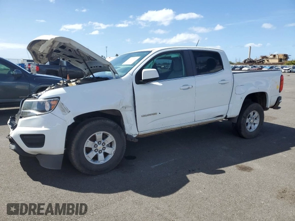 2020 Chevrolet Colorado 2WD Work Truck z VIN 1GCGSBEA8L1110735, wystawiony jako Copart lot #48770915 z przebiegiem 53 785 mil mil oraz Czysty tytuł • Clean title. Historia ofert i sprzedaży dostępna na DreamBid. Obrazek 1.