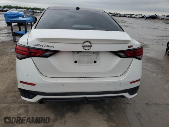 2024 Nissan Sentra SR with VIN 3N1AB8DV8RY301298, listed as a Copart auction lot 51853825 with Not provided miles and Salvage title. Bid and sale history available at DreamBid. Image 6.