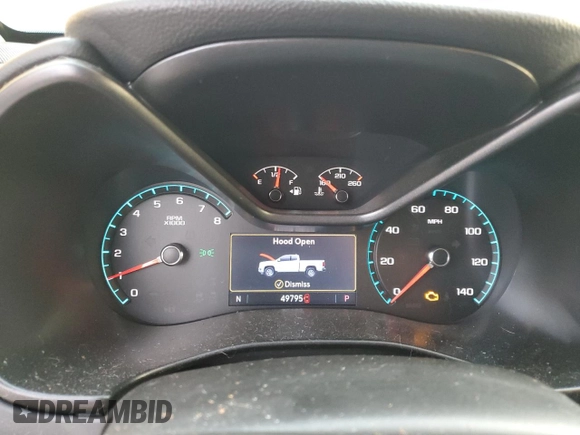 2020 Chevrolet Colorado 4WD LT with VIN 1GCGTCEN4L1100905, listed as a Copart auction lot 85787324 with 49,795 mi miles and Salvage Title. Bid and sale history available at carsss.com. Image 9.