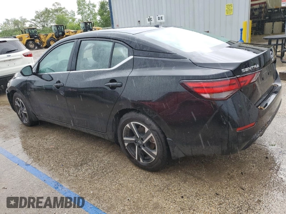 2024 Nissan Sentra SV with VIN 3N1AB8CV7RY362241, listed as a Copart auction lot 57990825 with 6,214 mi miles and Salvage title. Bid and sale history available at DreamBid. Image 2.
