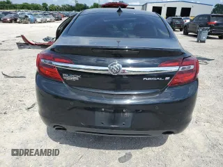 2016 Buick Regal Premium II with VIN 2G4GS5GX1G9180738, listed as a Copart auction lot 58394925 with Not provided miles and Salvage title. Bid and sale history available at DreamBid. Image 6.