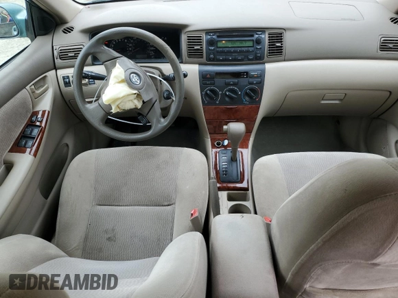 2006 Toyota Corolla CE with VIN 1NXBR32E26Z585721, listed as a Copart auction lot 52023485 with 102,856 mi miles and Salvage Title. Bid and sale history available at DreamBid. Image 8.