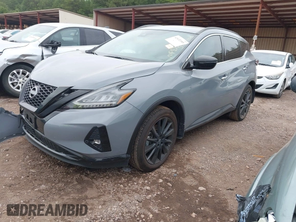 2023 Nissan Murano SV z VIN 5N1AZ2BJ5PC107884, wystawiony jako IAAI lot #42432389 z przebiegiem 20 190 mil mil oraz . Historia ofert i sprzedaży dostępna na DreamBid. Obrazek 18.