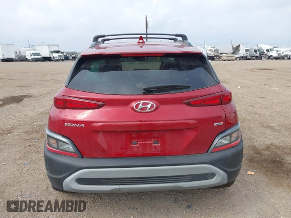 2023 Hyundai Kona SEL with VIN KM8K6CAB1PU061462, listed as a IAAI auction lot 41549269 with 32,599 mi miles. Bid and sale history available at carsss.com. Image 16.