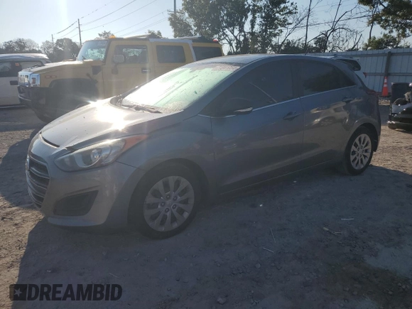 2017 Hyundai Elantra GT with VIN KMHD35LHXHU375806, listed as a Copart auction lot 71941084 with 101,709 mi miles and Salvage Title. Bid and sale history available at carsss.com. Image 1.