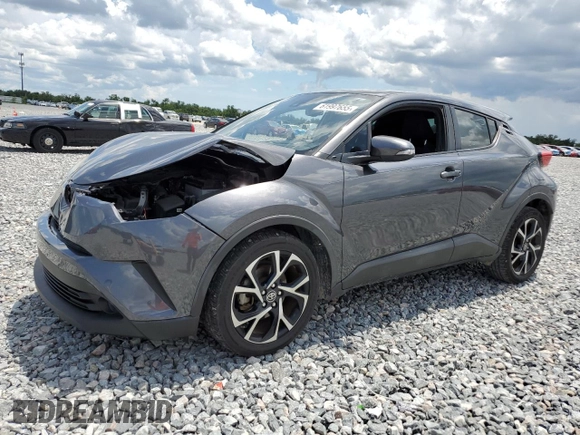 2018 Toyota C-HR XLE with VIN NMTKHMBX7JR000609, listed as a Copart auction lot 61997655 with 100,062 mi miles and Salvage title. Bid and sale history available at DreamBid. Image 1.