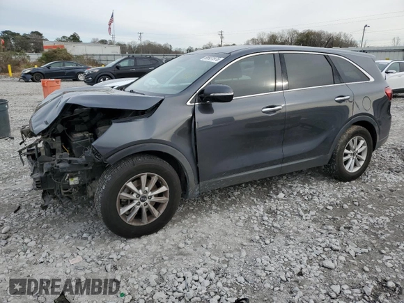 2019 Kia Sorento LX with VIN 5XYPG4A33KG523343, listed as a Copart auction lot 88931975 with 164,664 mi miles and Salvage Title. Bid and sale history available at carsss.com. Image 1.