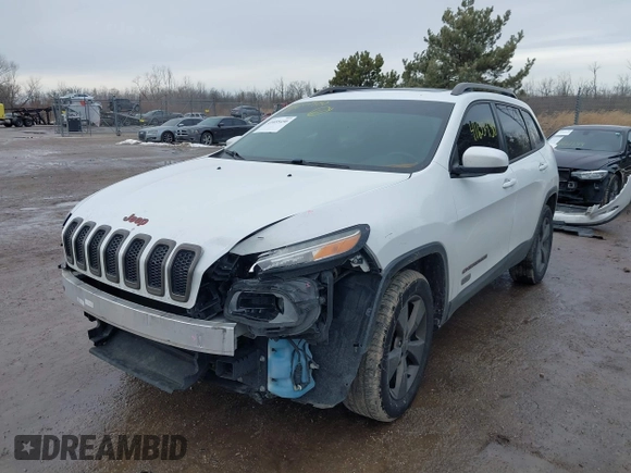 2016 Jeep Cherokee Latitude with VIN 1C4PJMCB7GW268714, listed as a IAAI auction lot 41655450 with 180,603 mi miles. Bid and sale history available at carsss.com. Image 2.