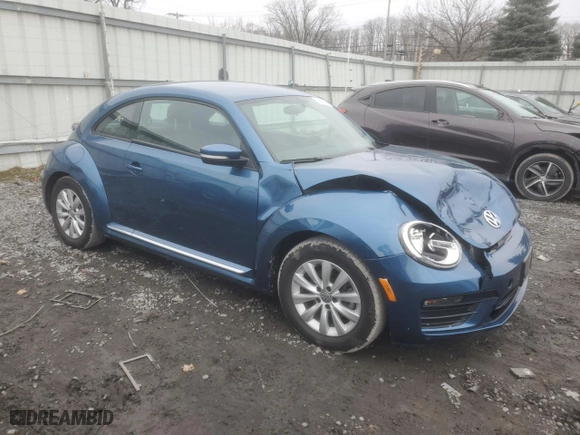 2019 Volkswagen Beetle S with VIN 3VWFD7AT5KM713232, listed as a Copart auction lot 85646194 with 36,942 mi miles and Salvage Title. Bid and sale history available at carsss.com. Image 4.