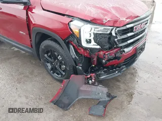 2024 GMC Terrain AT4 with VIN 3GKALYEG1RL386030, listed as a IAAI auction lot 41617586 with 9,658 mi miles and . Bid and sale history available at carsss.com. Image 6.