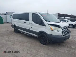 2016 Ford Transit Wagon XL with VIN 1FBZX2ZM8GKA32850, listed as a IAAI auction lot 41486164 with 296,493 mi miles. Bid and sale history available at carsss.com. Image 1.