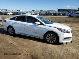 2017 Hyundai Sonata Sport with VIN 5NPE34AF1HH504434, listed as a Copart auction lot 44052835 with 115,837 mi miles and Salvage Title. Bid and sale history available at DreamBid. Image 4.