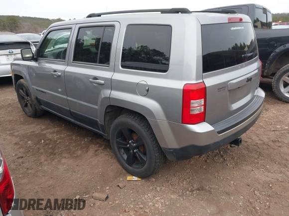 2015 Jeep Patriot Altitude Edition with VIN 1C4NJPBA8FD399095, listed as a IAAI auction lot 41236068 with 119,298 mi miles. Bid and sale history available at carsss.com. Image 3.