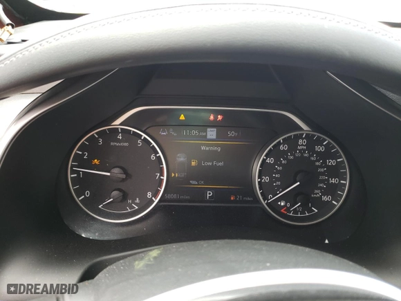 2019 Nissan Murano S with VIN 5N1AZ2MS4KN143357, listed as a Copart auction lot 49788334 with 58,081 mi miles and Salvage Title. Bid and sale history available at carsss.com. Image 9.