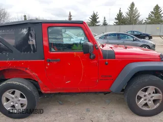 2015 Jeep Wrangler Sport with VIN 1C4GJWAGXFL686842, listed as a IAAI auction lot 42040058 with 154,091 mi miles. Bid and sale history available at carsss.com. Image 13.