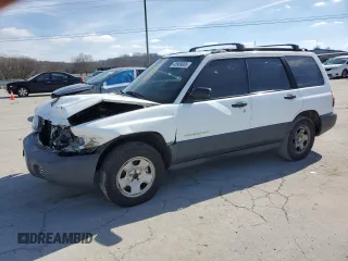2001 Subaru Forester L with VIN JF1SF63541H711842, listed as a Copart auction lot 45589005 with 312,062 mi miles and Salvage Title. Bid and sale history available at carsss.com. Image 1.