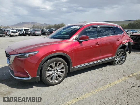 2023 Mazda CX-9 Signature with VIN JM3TCBEY5P0645159, listed as a Copart auction lot 56146465 with 37,985 mi miles and Salvage title. Bid and sale history available at DreamBid. Image 1.