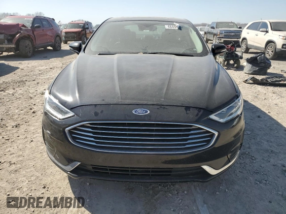 2020 Ford Fusion SEL with VIN 3FA6P0CDXLR117180, listed as a Copart auction lot 48495565 with 100,377 mi miles and Salvage title. Bid and sale history available at DreamBid. Image 5.