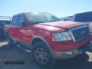 2005 Ford F-150 XLT with VIN 1FTPW14545KB57096, listed as a IAAI auction lot 41756804 with 162,733 mi miles. Bid and sale history available at carsss.com. Image 1.