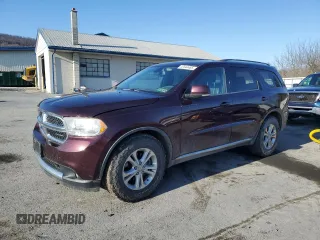 2012 Dodge Durango Crew with VIN 1C4SDJDT9CC163501, listed as a Copart auction lot 47544485 with 146,967 mi miles and Salvage Title. Bid and sale history available at carsss.com. Image 1.