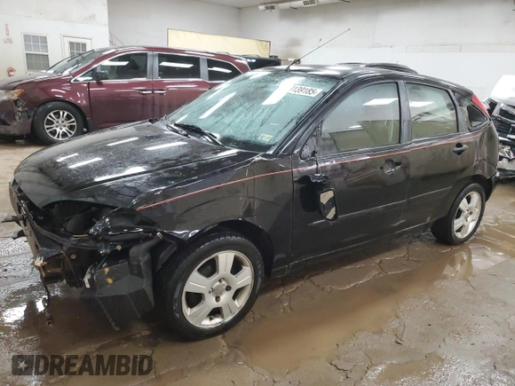 2007 Ford Focus S with VIN 1FAHP37N87W323534, listed as a Copart auction lot 43139185 with 160,777 mi miles and Clean Title. Bid and sale history available at carsss.com. Image 1.