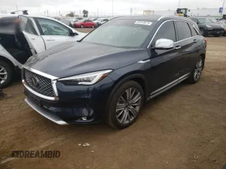 2021 Infiniti QX50 SENSORY with VIN 3PCAJ5CB8MF113455, listed as a Copart auction lot 66349874 with 32,667 mi miles and Salvage Title. Bid and sale history available at carsss.com. Image 1.